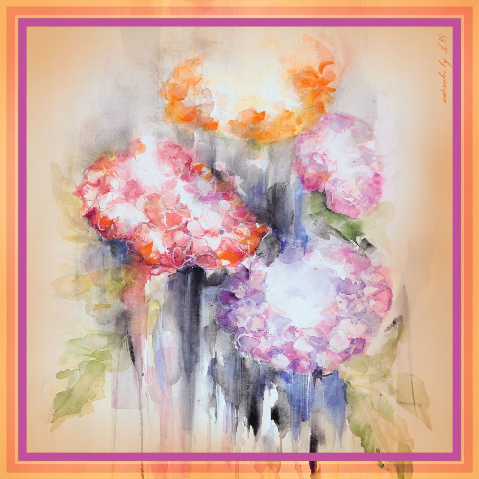 Silk scarf — N1