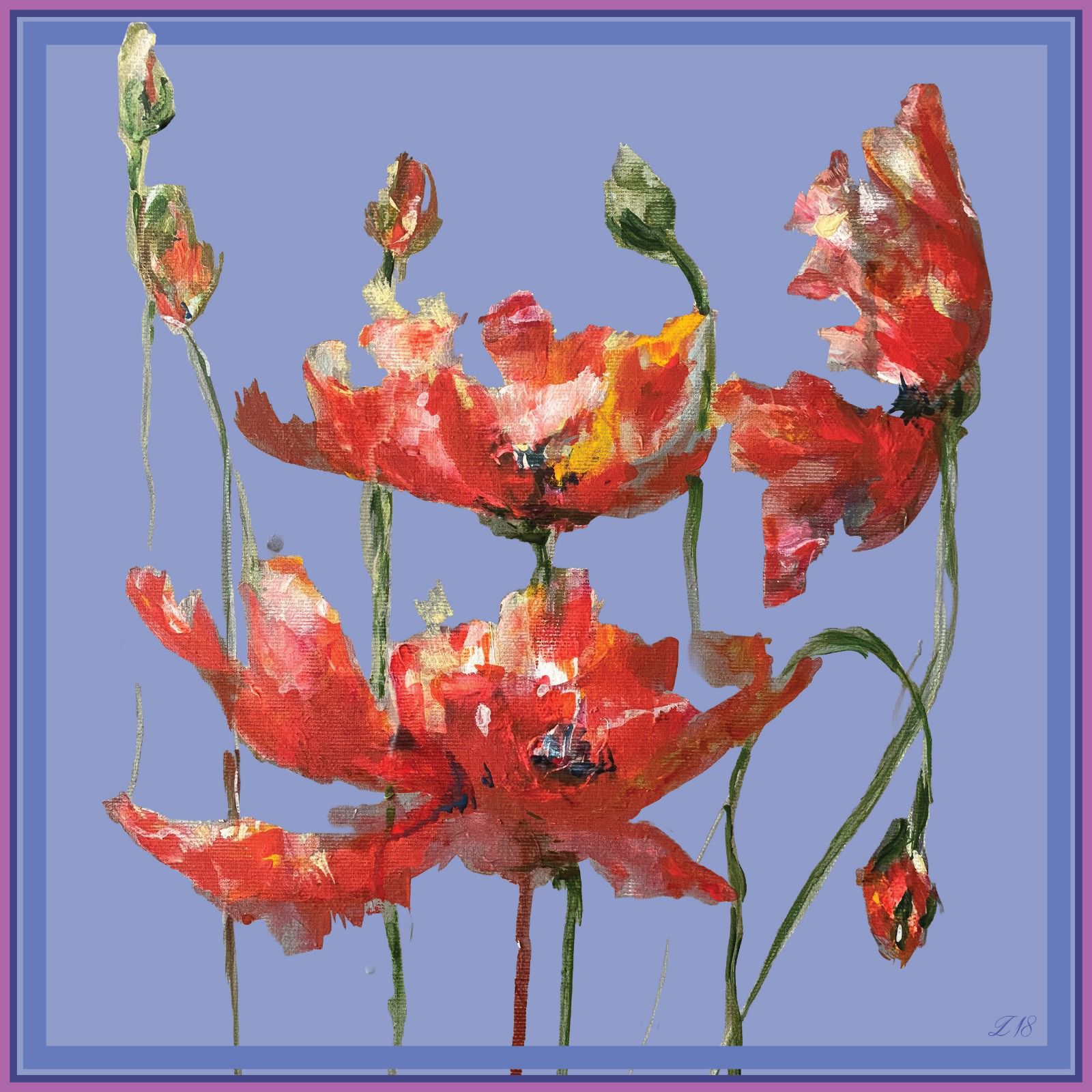 Silk scarf — N2