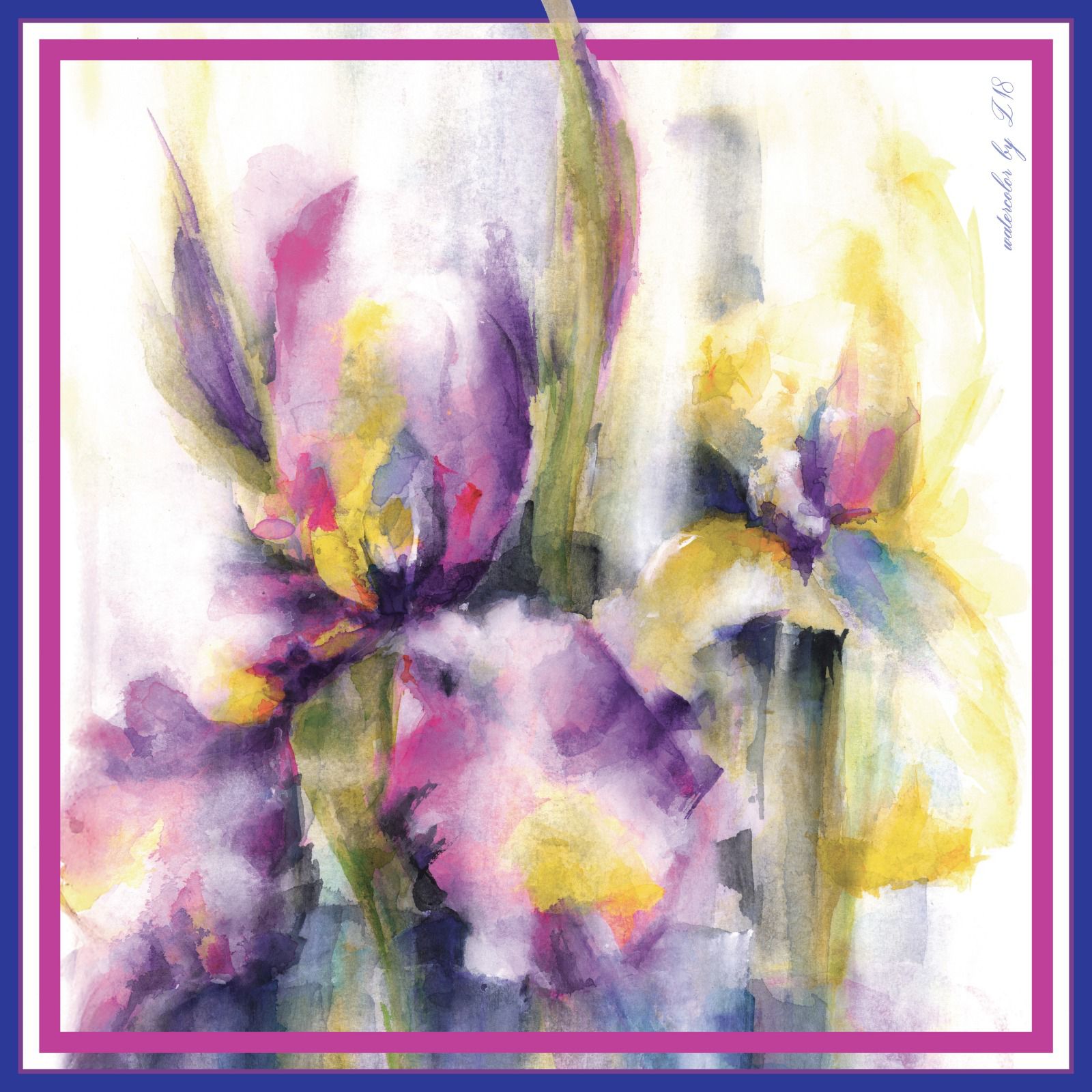 Silk scarf — N6